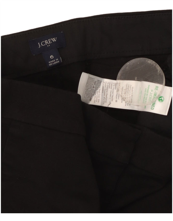 Pantaloni cropped da donna J. CREW US 6 Medium W30 L24 Cotone nero