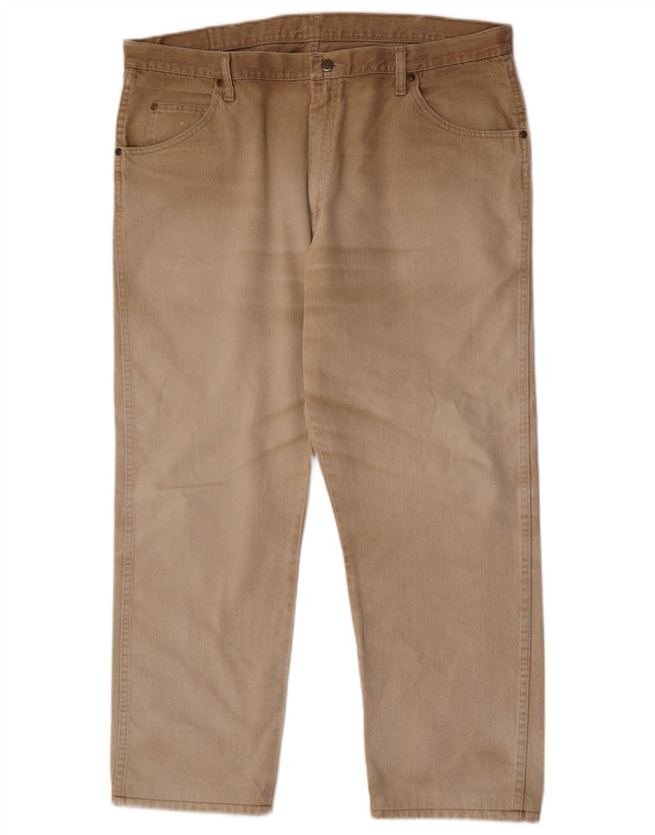 Jeans dritti da uomo Wrangler W42 L30 cotone beige