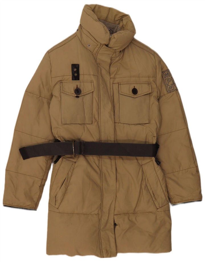 Cappotto imbottito con cappuccio da donna Murphy & Nye UK 14 Poliammide kaki medio