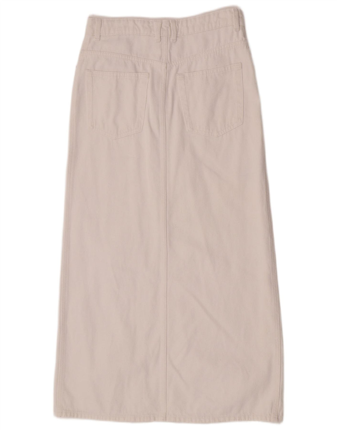Gonna in denim da donna Mango media W30 cotone bianco
