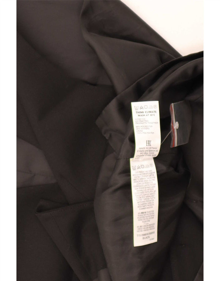 Gilet da uomo Marks & Spencer grande poliestere nero