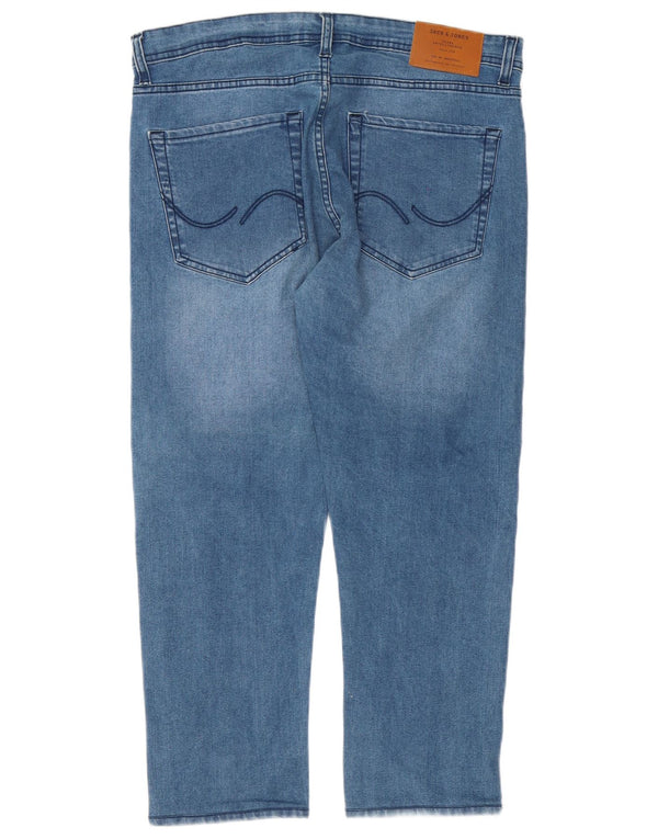 Jeans dritti slim da uomo Jack & Jones W36 L26 cotone blu