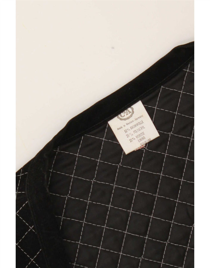 Gilet OPEN da donna C&A EU 38 cotone medio a quadri nero