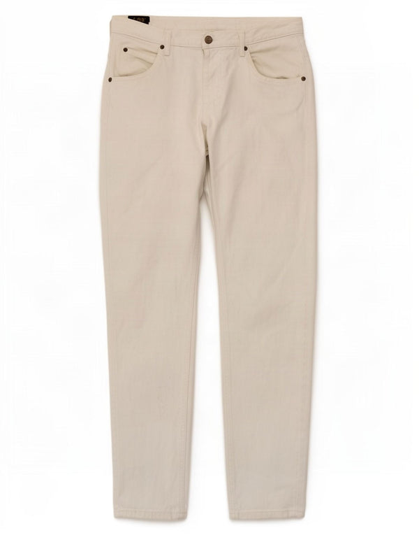 Jeans dritti da uomo Lee W34 L32 bianchi