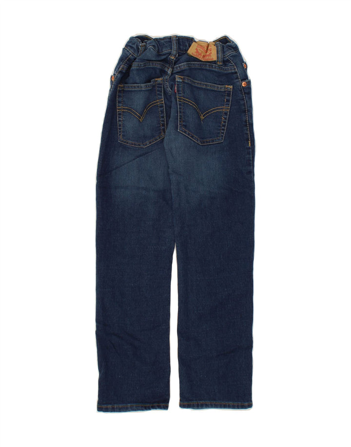 LEVI'S Boys 511 Slim Jeans 9-10 Years W25 L26 Navy Blue Cotton Vintage Levi's and Second-Hand Levi's from Messina Hembry 