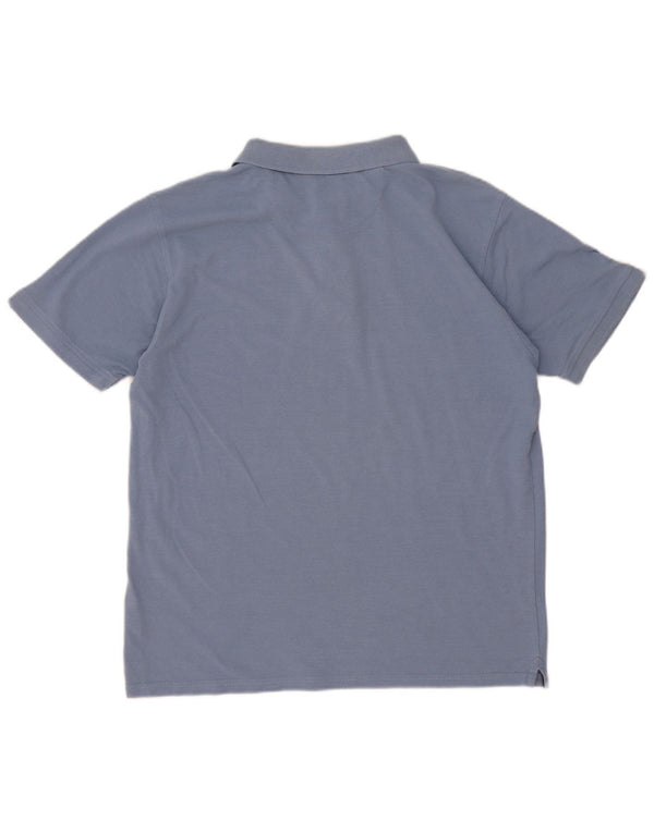 Polo da uomo James Pringle in cotone blu medio