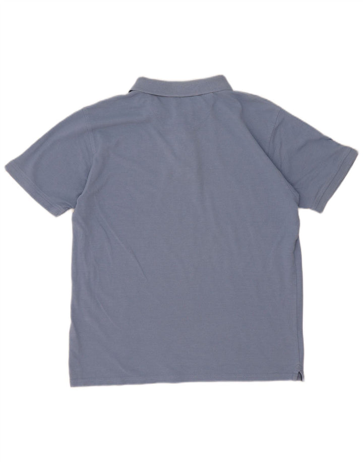 Polo da uomo James Pringle in cotone blu medio
