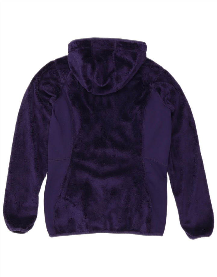 Giacca in pile con cappuccio da donna The North Face UK 14 Poliestere viola medio