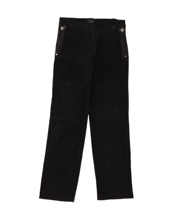 Pantaloni Chino Dritti Uomo Trussardi IT 48 Medio W32 L33 Cotone Nero
