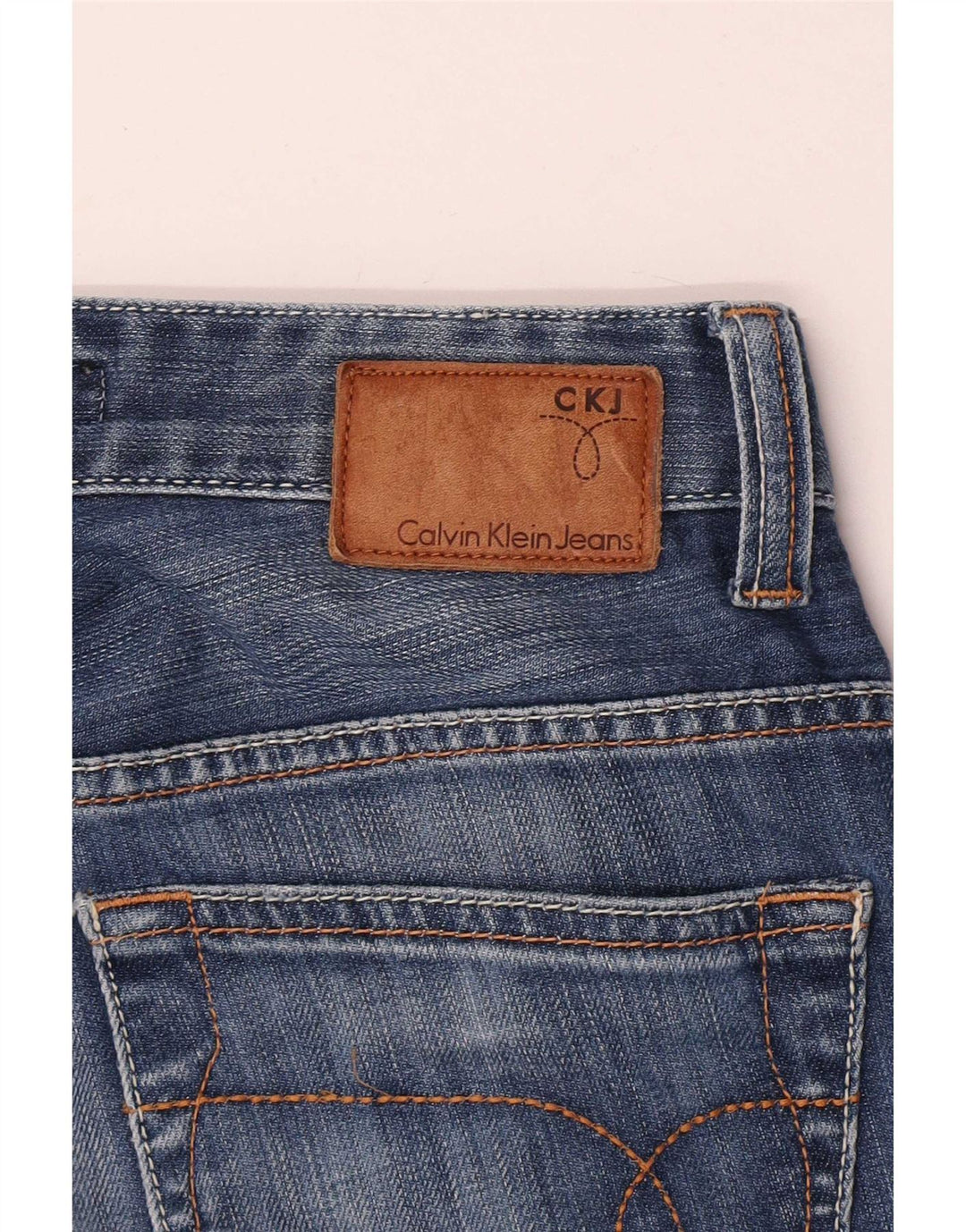 Jeans dritti da donna Calvin Klein W30 L34 Blu