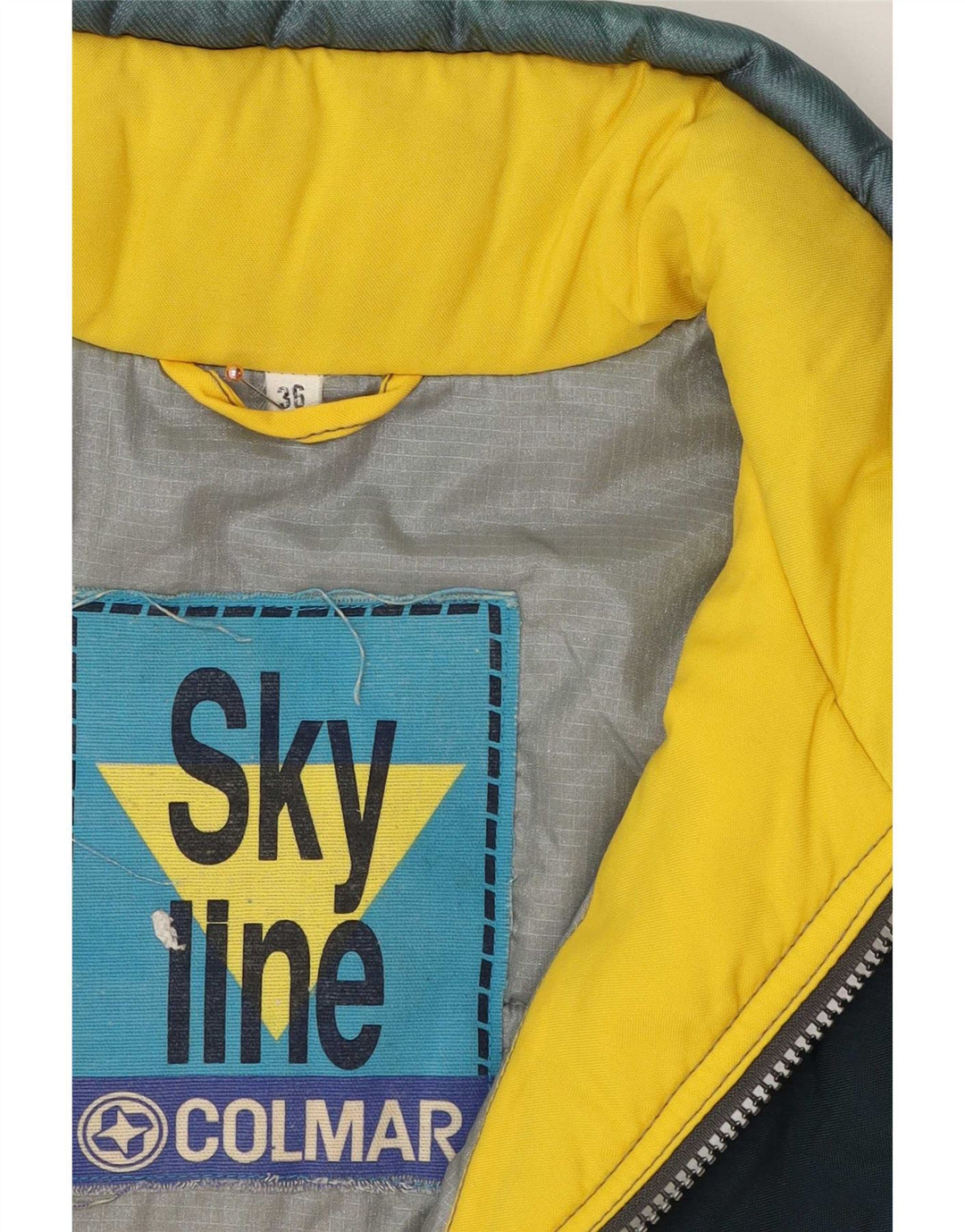 Giacca da sci grafica da uomo Colmar IT 36 Small Giallo Colourblock in poliammide