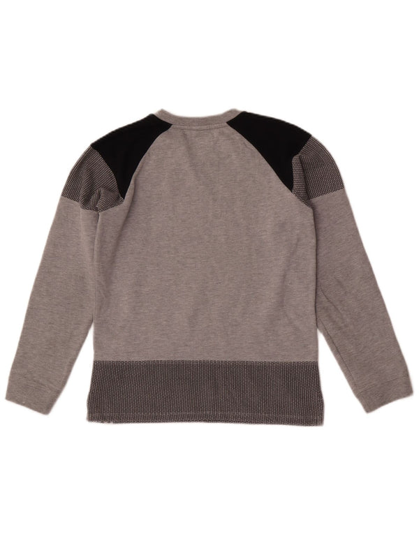 Felpa grafica per ragazze Armani Junior 11-12 anni Colorblock grigio