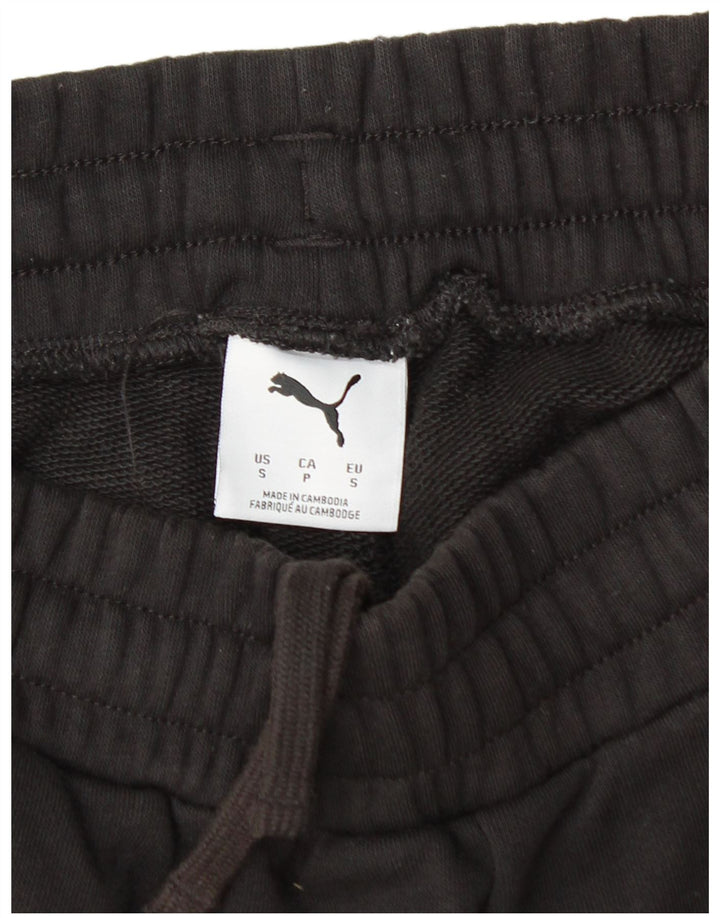 Pantaloncini sportivi grafici da uomo Puma piccoli in cotone nero