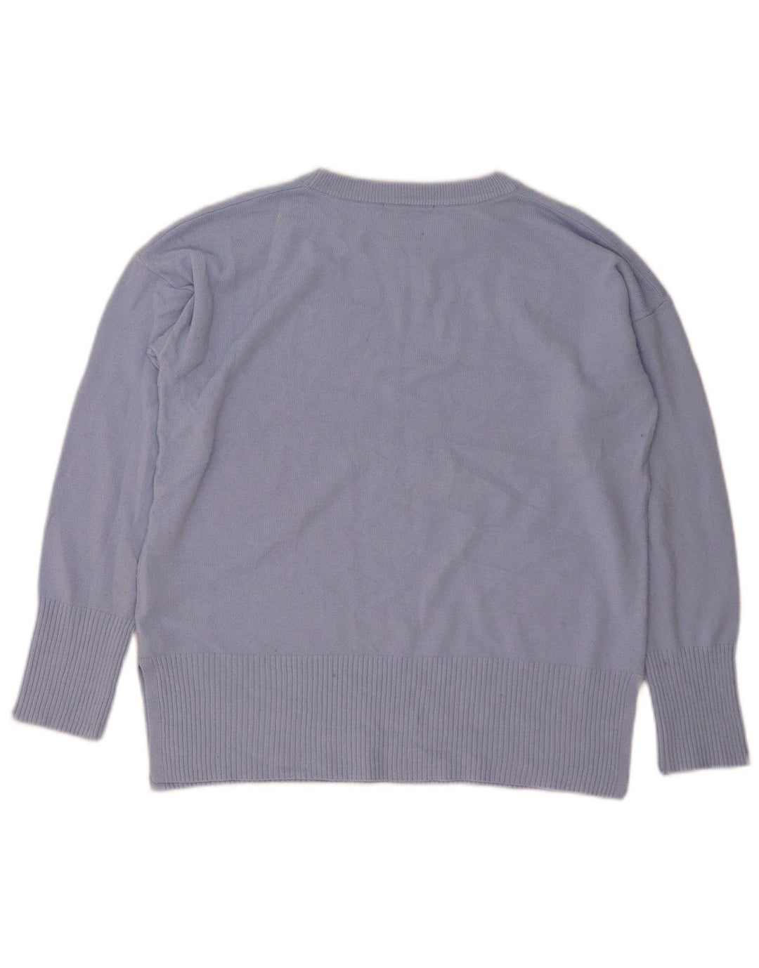 Maglione maglione girocollo da donna con motivo astratto Oasis UK 14 Blu medio