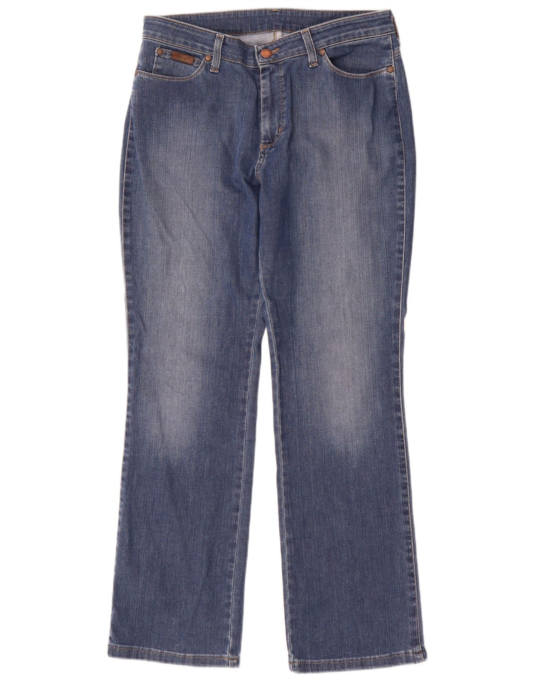 Jeans Bootcut Curvy da donna Wrangler W32 L30 cotone blu
