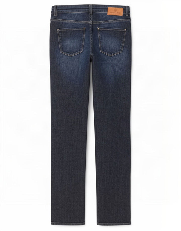 Jeans dritti da donna Massimo Dutti EU 40 medio W30 L31 blu navy