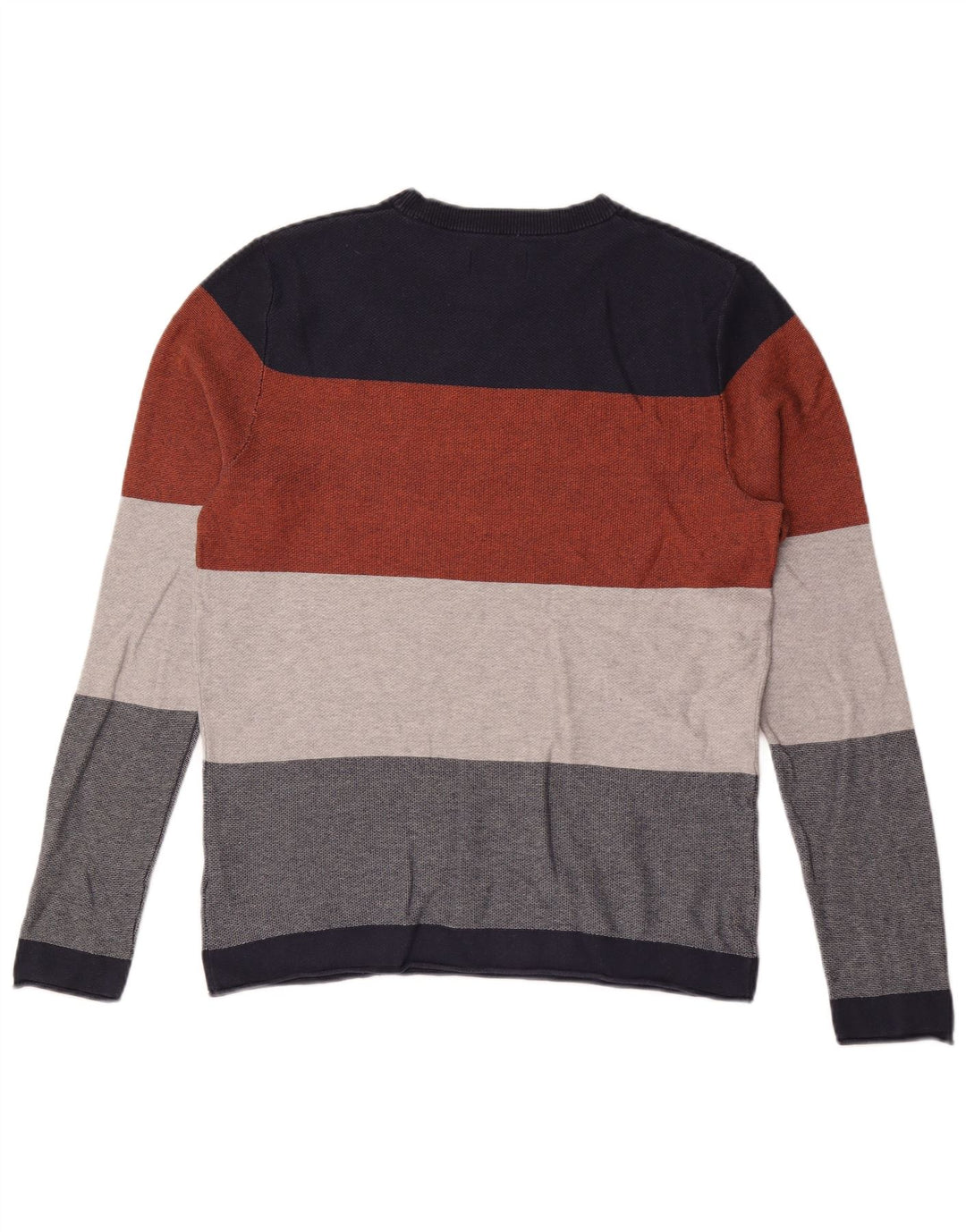Jack & Jones Top da uomo a maniche lunghe in cotone a righe multicolori medie
