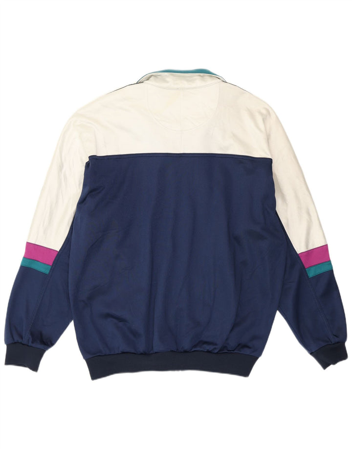 Giacca da tuta grafica ASICS da uomo IT 54 XL Blu navy Colourblock