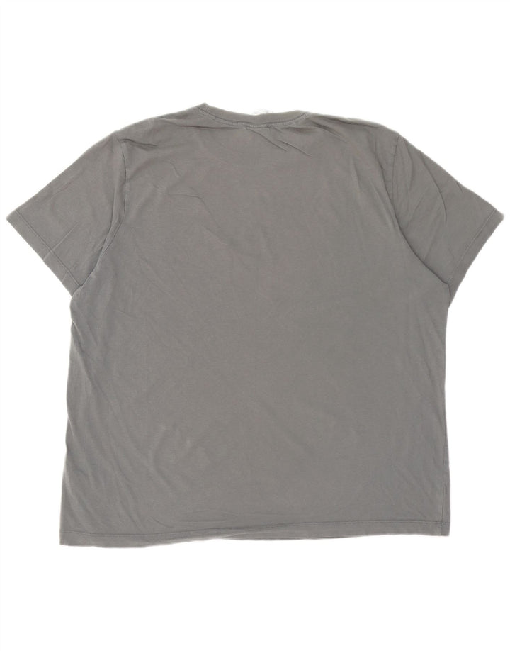 T-shirt grafica da uomo Nike Top 2XL in cotone grigio