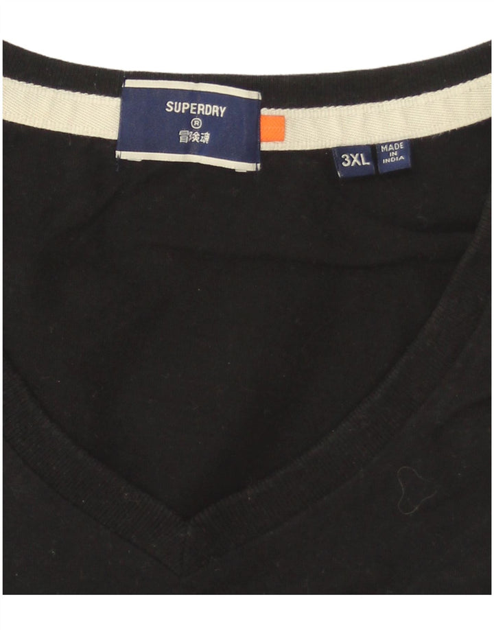 T-shirt da uomo Superdry Top 3XL nera