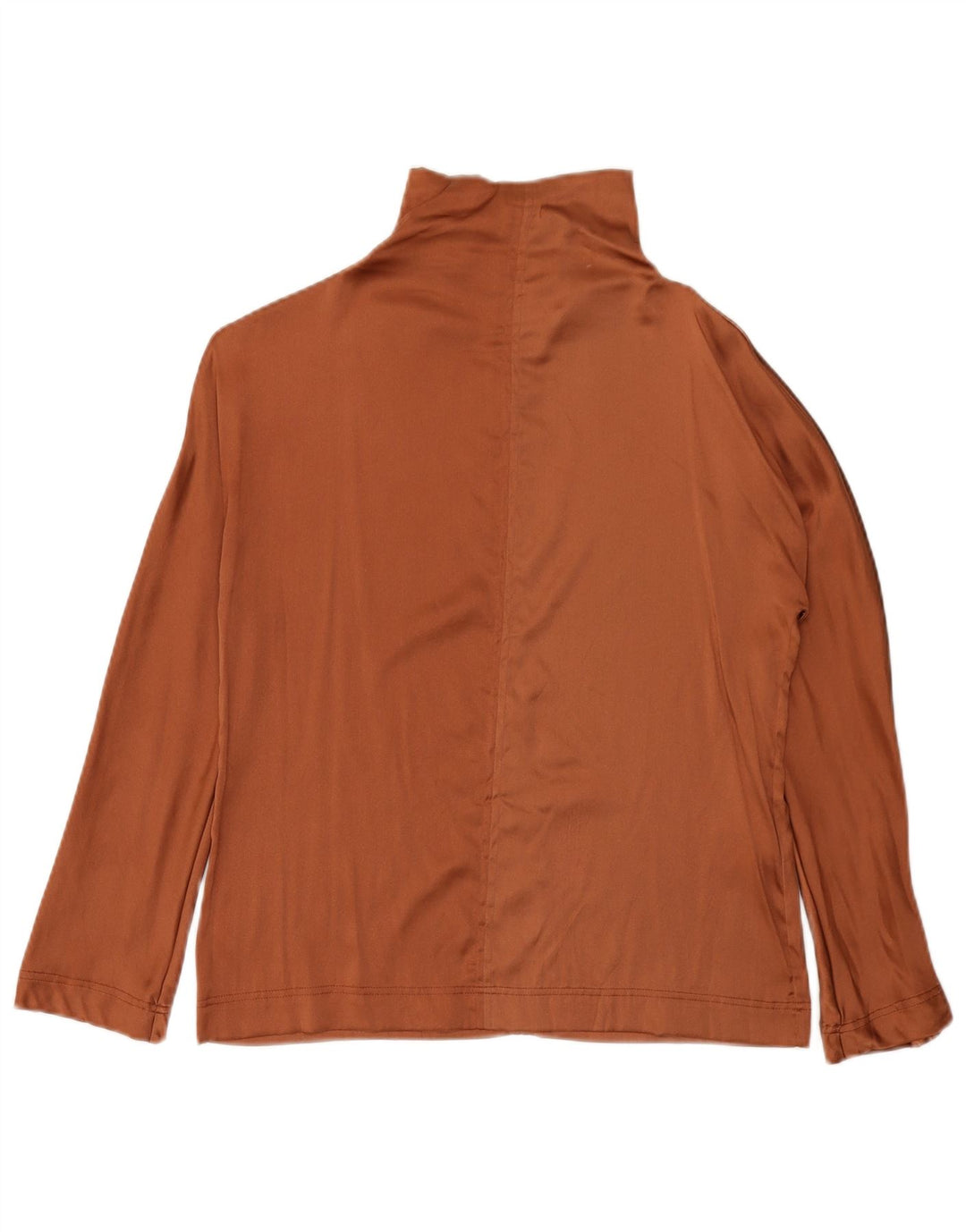 Camicetta a maniche lunghe da donna ALYSI Top UK 10 piccola seta marrone