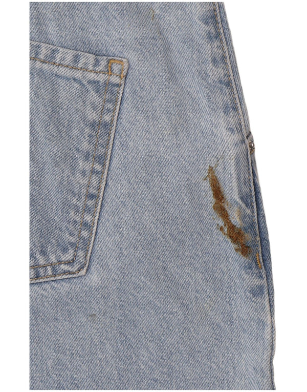 Jeans Zara da donna a vita alta con palloncino EU 36 XS W26 L27 cotone blu