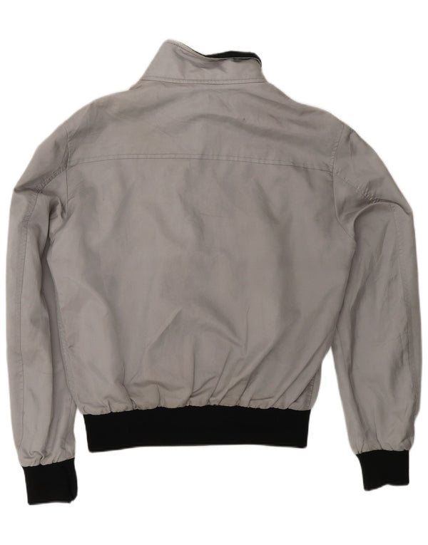 Giacca antipioggia bomber da donna Refrigiwear UK 14 Blocco colore grigio medio