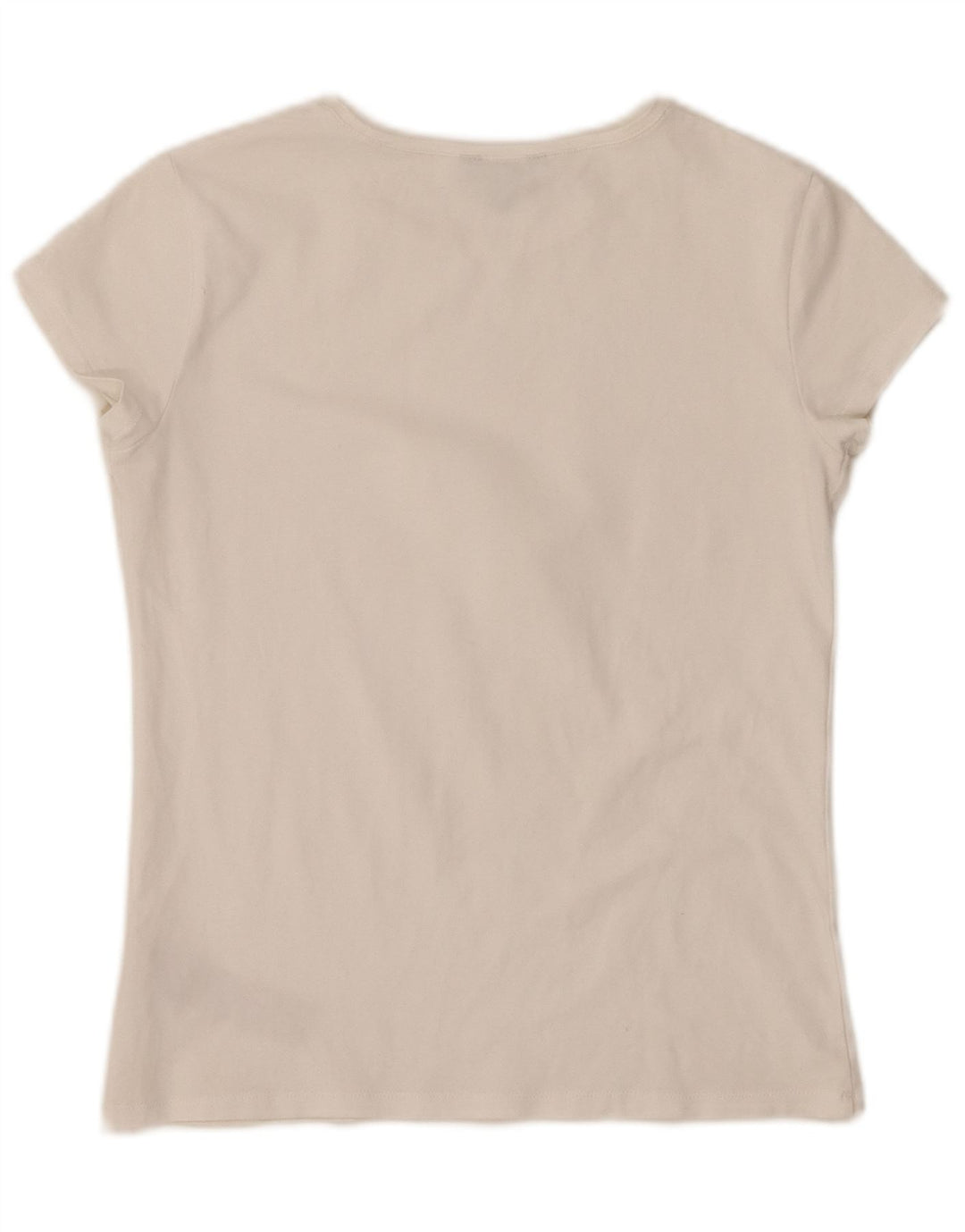 T-shirt da donna MASSIMO DUTTI UK 8 piccola in cotone bianco