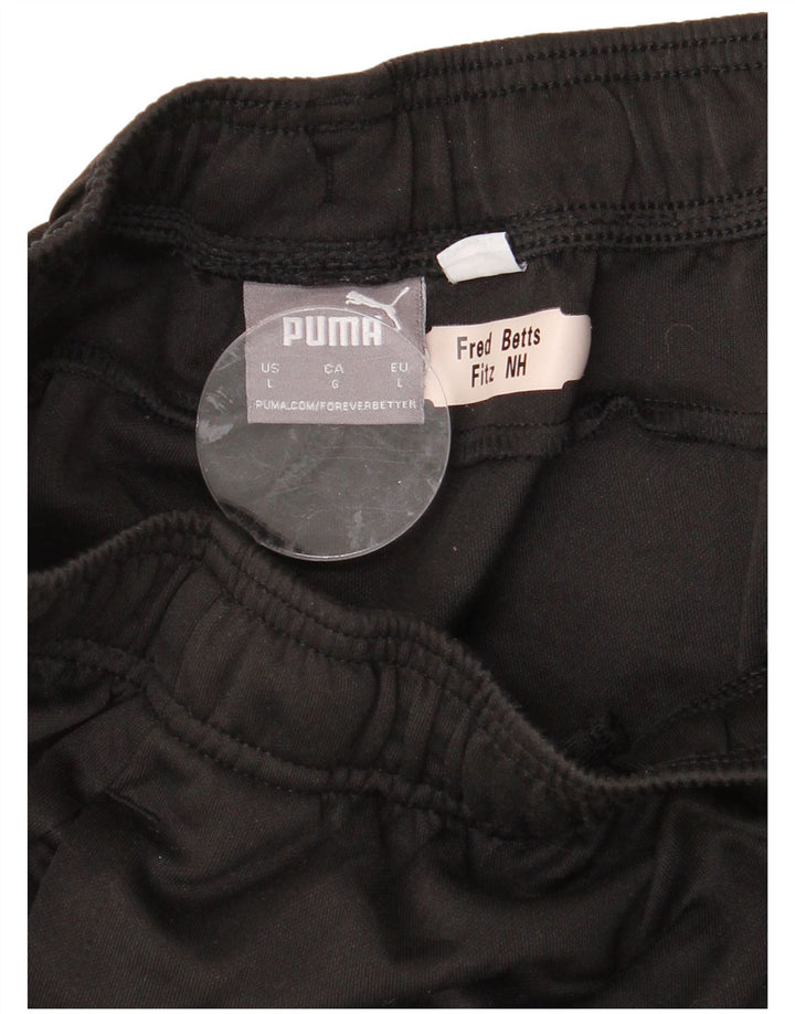 Pantaloni da tuta da uomo PUMA grandi neri in poliestere