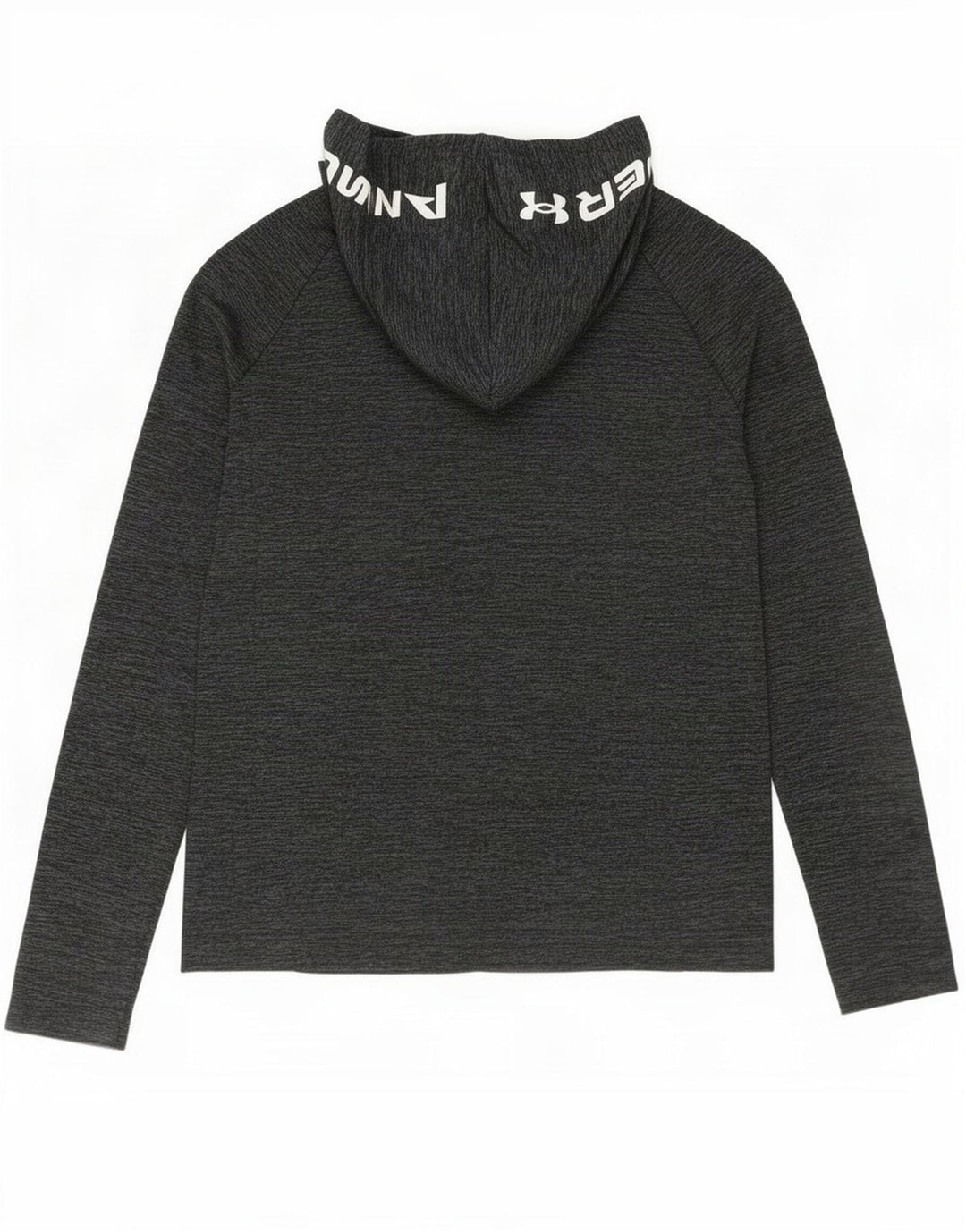 Maglietta grafica da uomo Under Armour a maniche lunghe grigio medio screziato