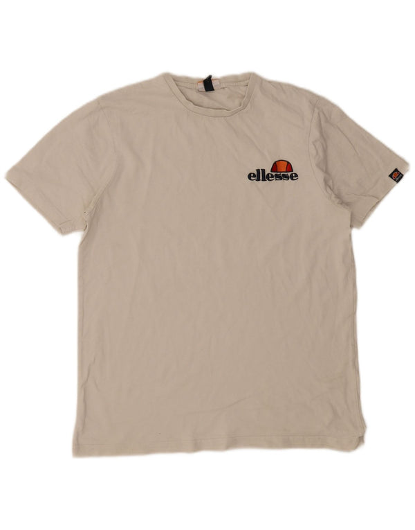 T-shirt grafica da uomo Ellesse Top grande bianca