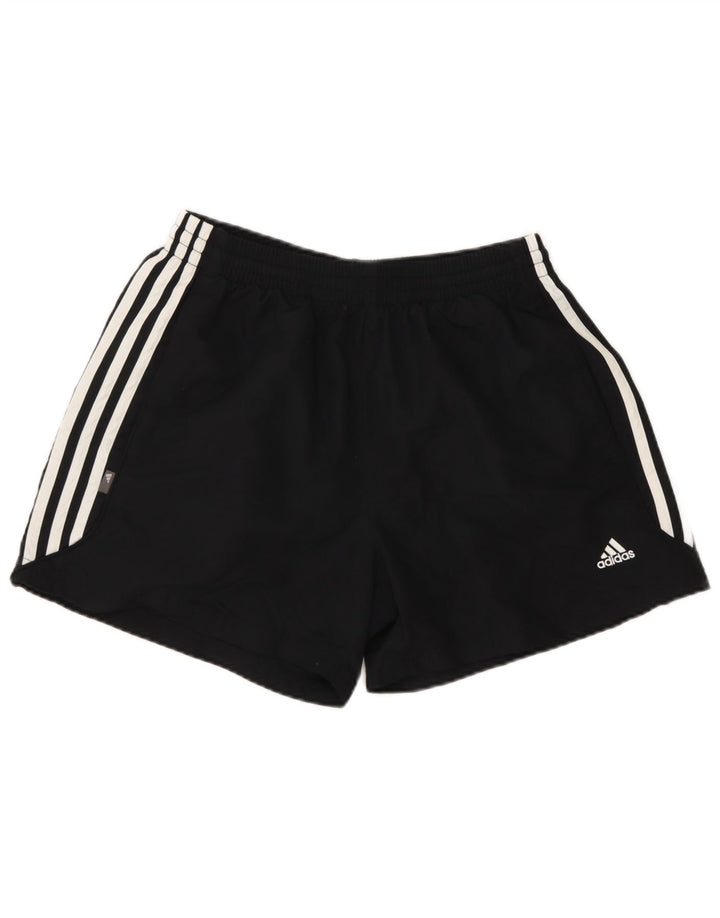 Pantaloncini sportivi Adidas da uomo piccoli in poliestere nero