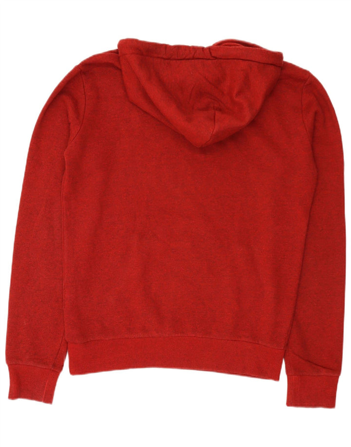 Maglione con cappuccio grafico da uomo Superdry piccolo in cotone rosso