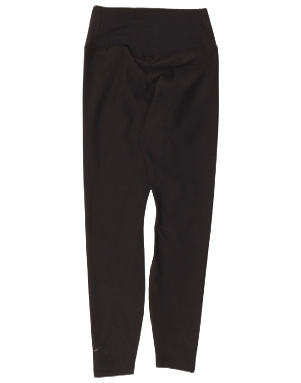 Leggings Nike Dri Fit da donna UK 8 Small Nero Poliestere