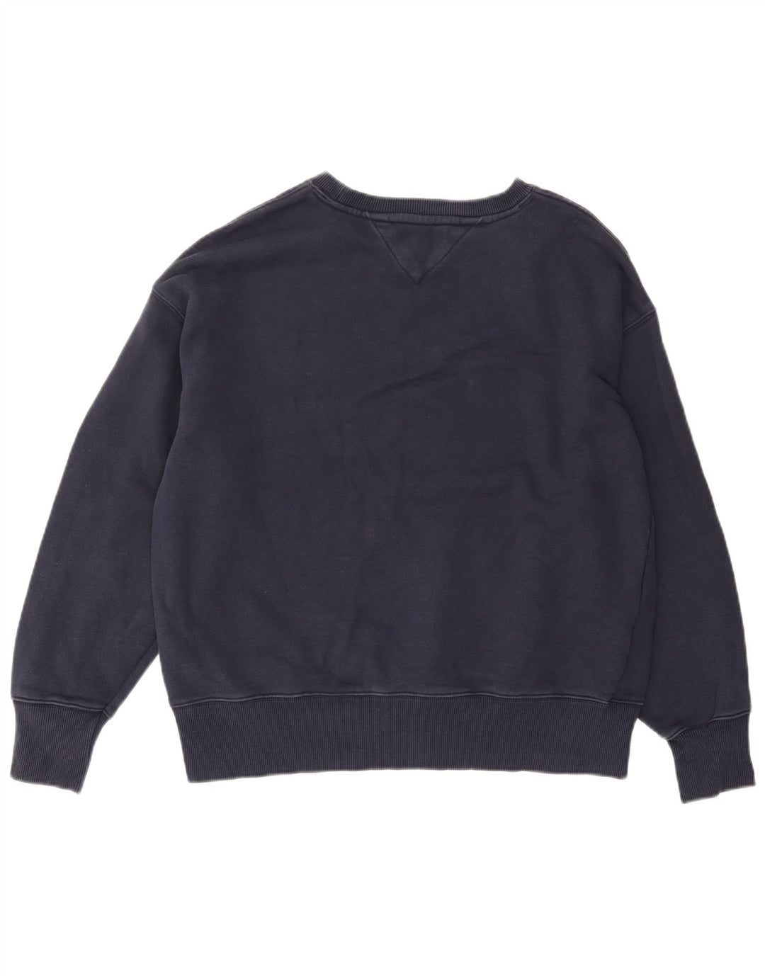 Tommy Hilfiger Uomo Felpa Maglione Grande Blu Navy Cotone