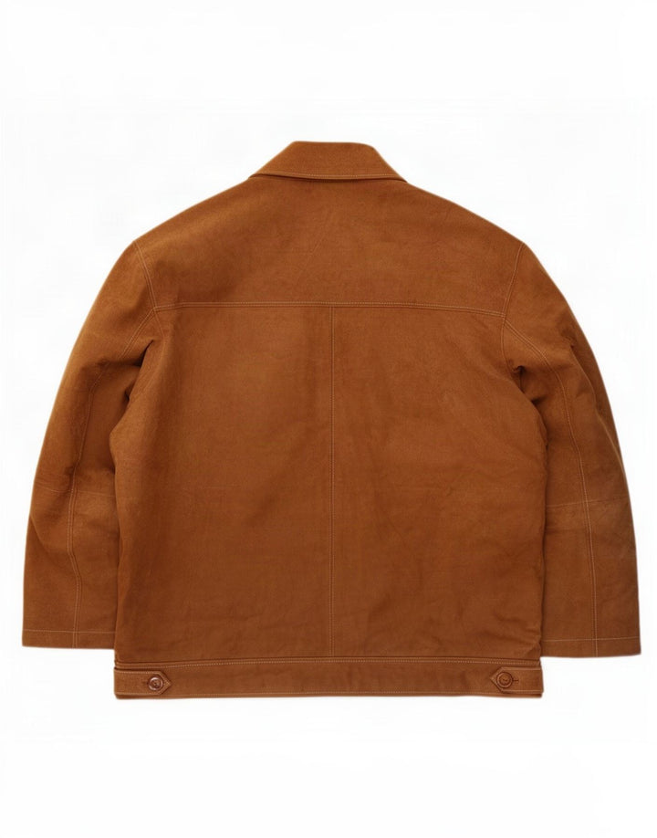 Giacca in pelle scamosciata da uomo Montes UK 42 XL Marrone
