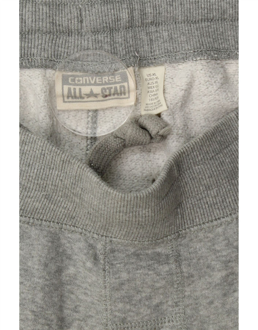 Pantaloni da tuta da uomo Converse Joggers XL in cotone grigio