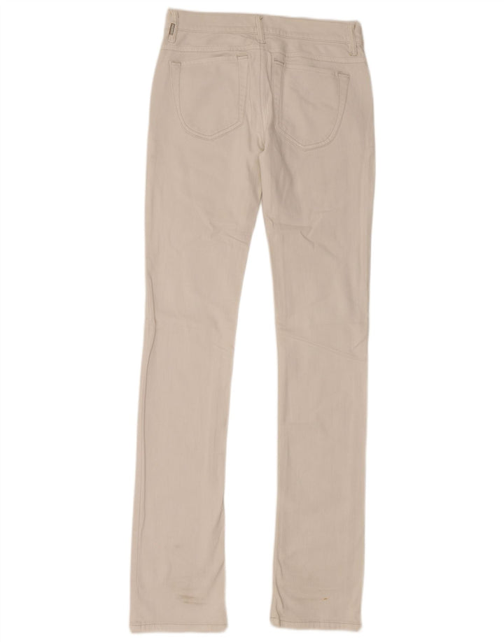 DIESEL Jeans dritti slim Liv da donna W27 L24 cotone bianco