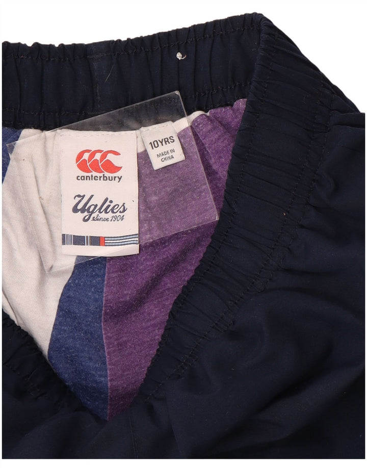 Pantaloni da tuta con grafica CANTERBURY per ragazzi Uglies 9-10 anni blu navy