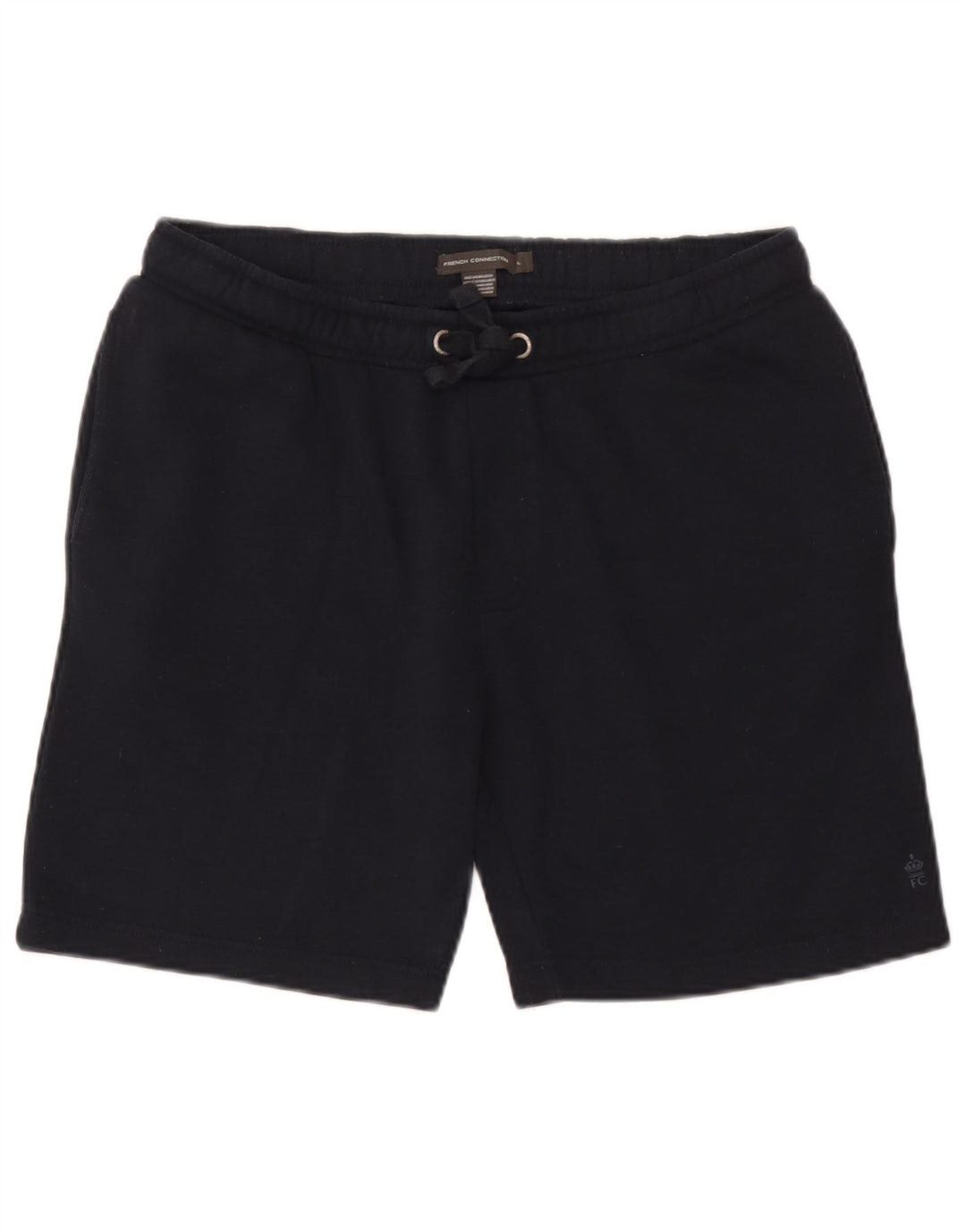 Pantaloncini sportivi da uomo French Connection grandi in cotone blu navy