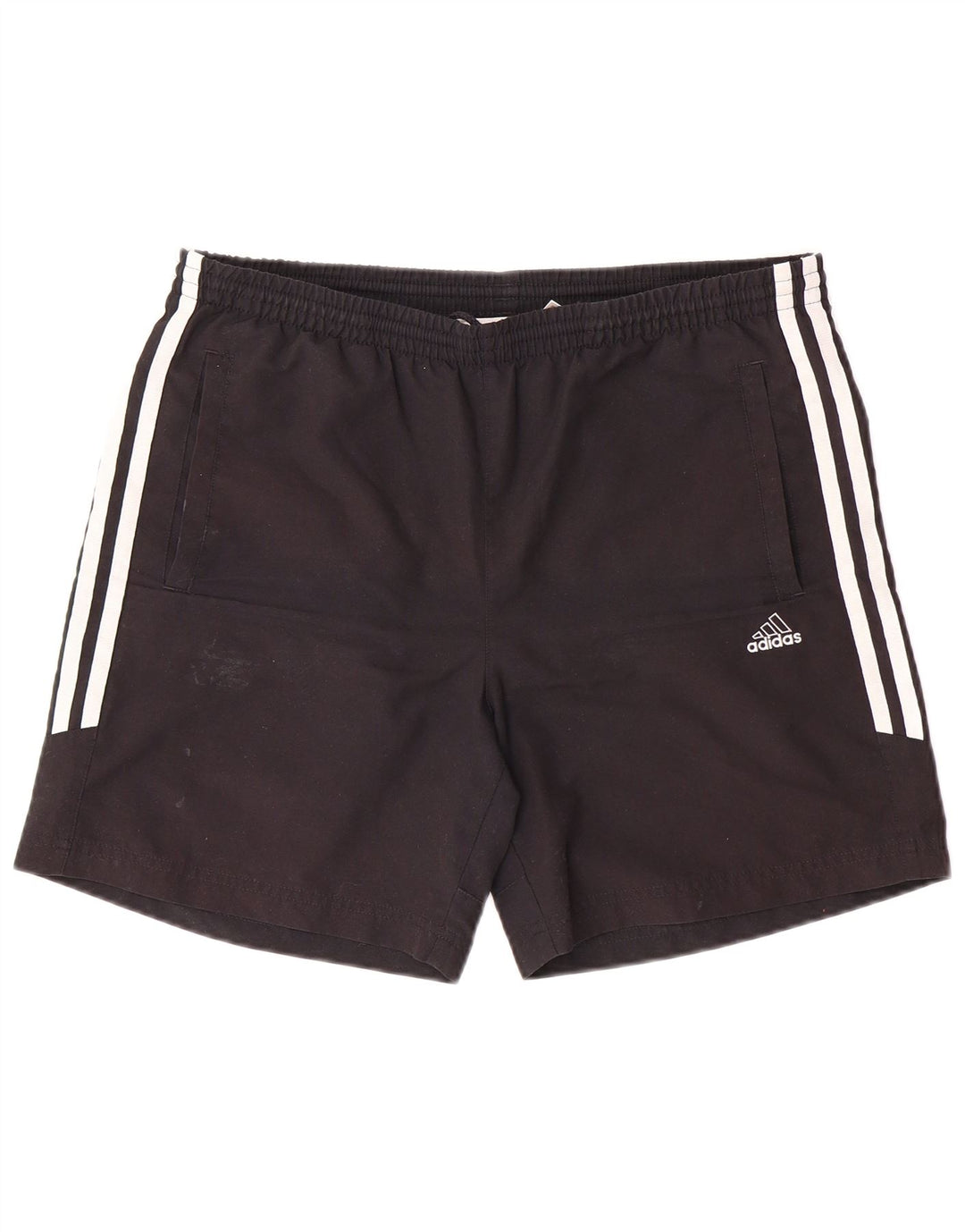 ADIDAS Boys Sport Shorts 13-14 Years  Black Polyester