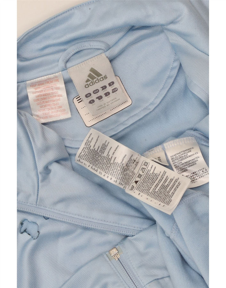 Giacca da tuta da ragazzo Adidas 13-14 anni in poliestere color block blu