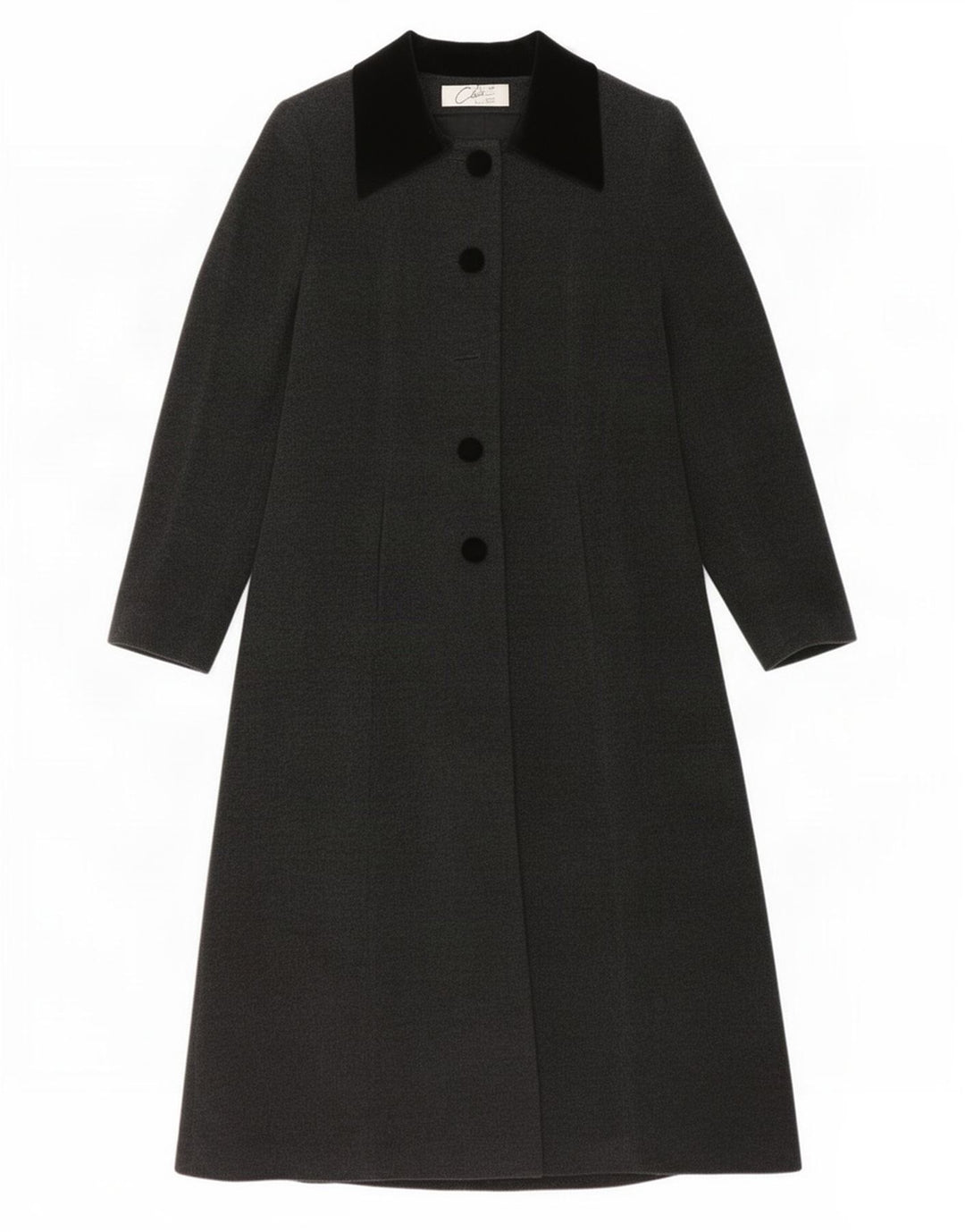 Soprabito vintage da donna UK 10 piccolo in lana grigia