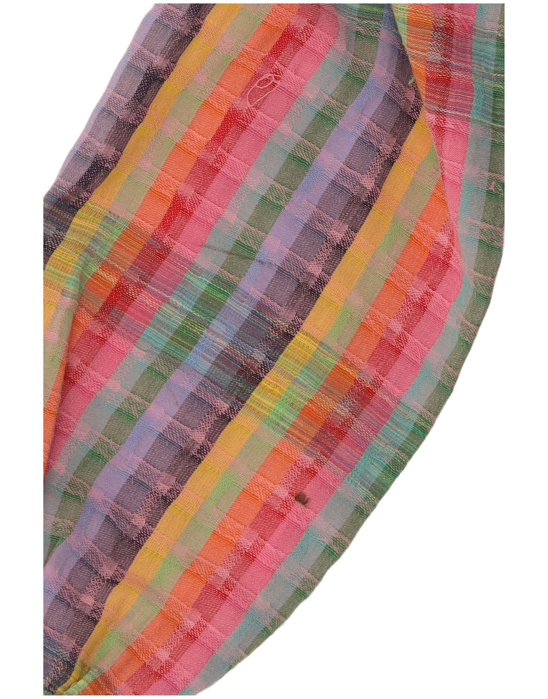 Camicia da donna VINTAGE UK 18 XL a righe multicolori