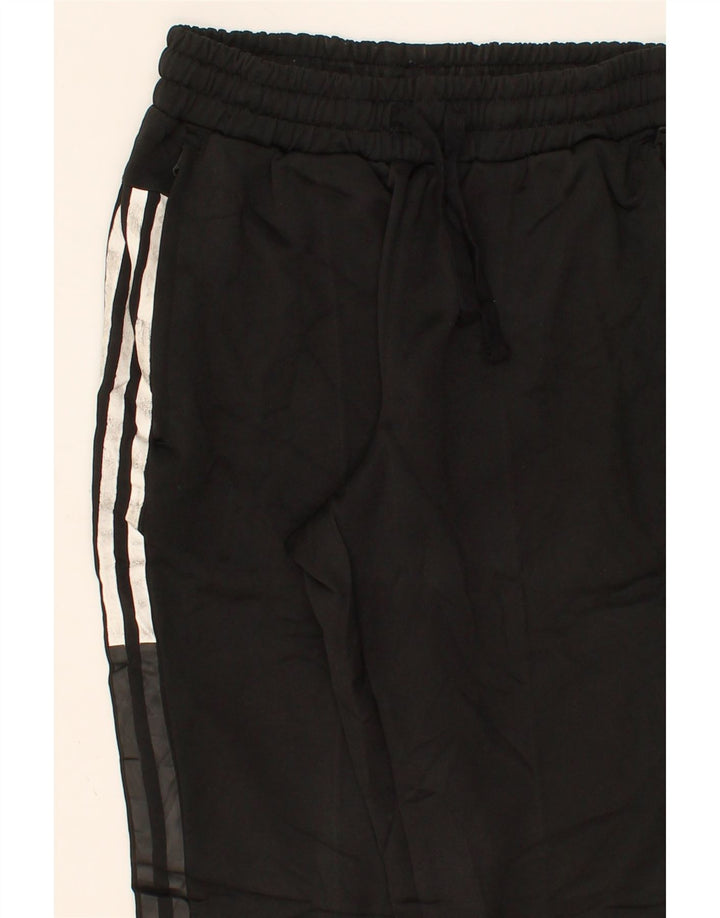 ADIDAS Womens Tracksuit Trousers UK 10 Small Black Polyester Vintage Adidas and Second-Hand Adidas from Messina Hembry 