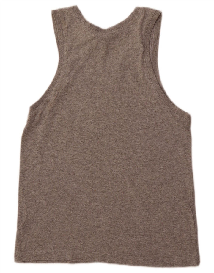 ADIDAS Mens Vest Top XS Grey Flecked Cotton