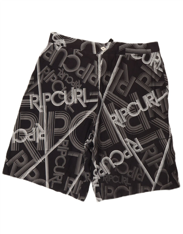 RIP CURL Pantaloncini da bagno grafici da uomo grandi neri