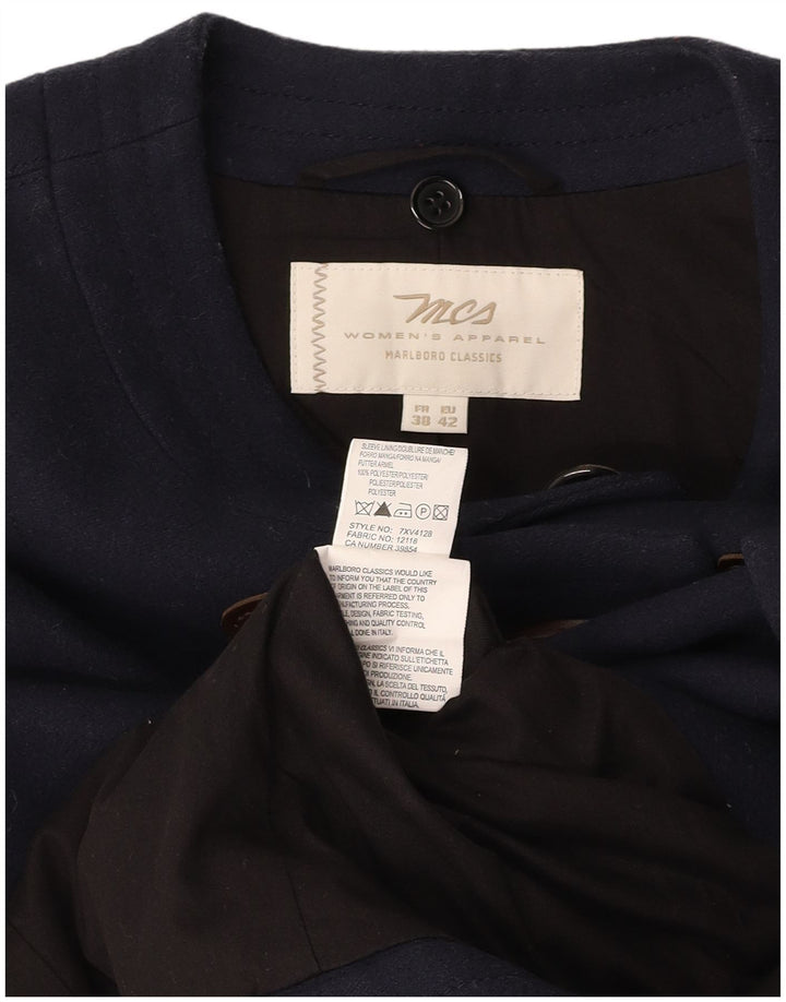 MARLBORO CLASSICS Montgomery da donna EU 42 Large Blu Navy Poliestere