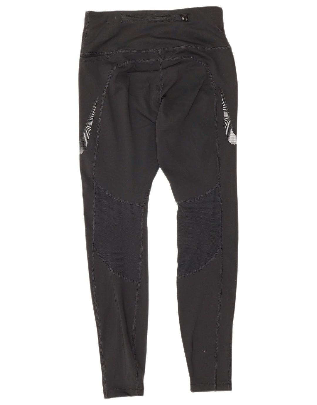 Leggings Nike Dri Fit da donna UK 8 Small Nero Colourblock Poliestere