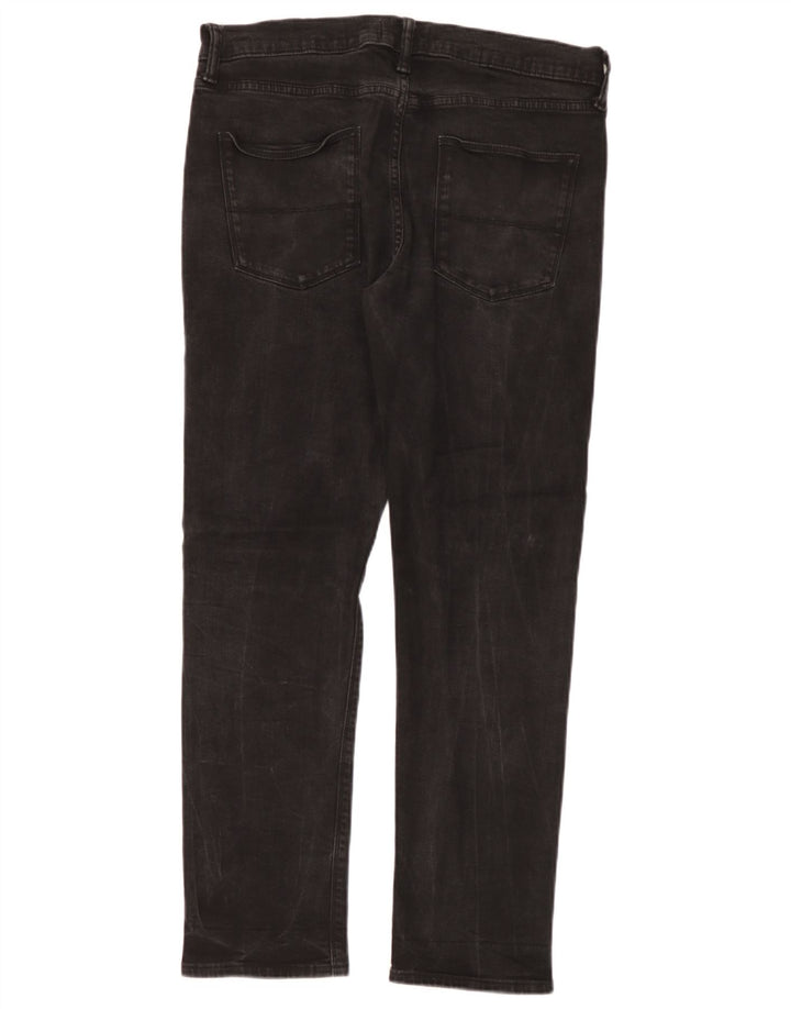 Jeans slim da uomo Marks & Spencer W34 L31 cotone nero